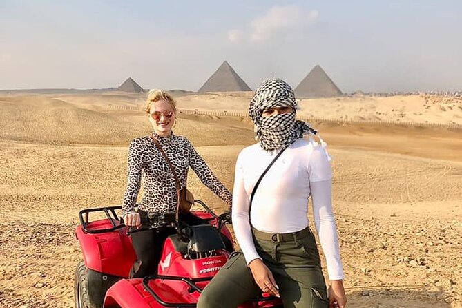 VIP Private Tour Giza Pyramids, Sphinx , Camel Ride and Quad Bike
