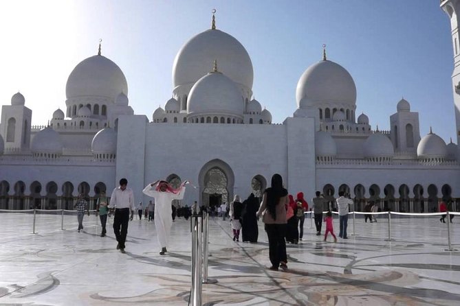 1 visit abu dhabi grand mosque heritage village emirates palace ferrari world Visit Abu Dhabi: Grand Mosque, Heritage Village, Emirates Palace & Ferrari World