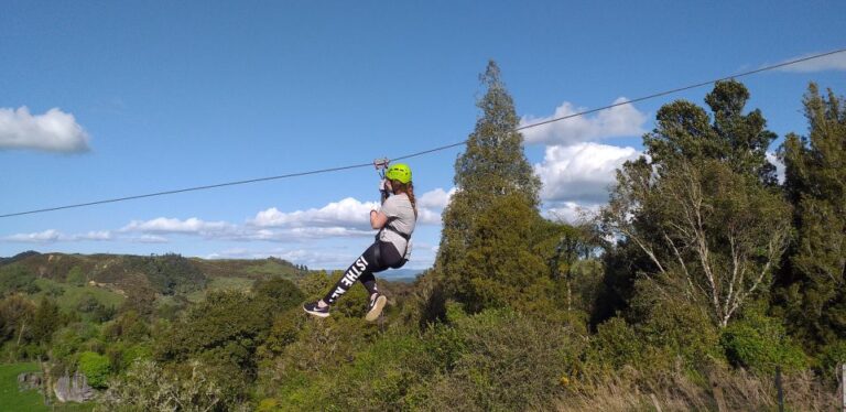 Waitomo Caves 1-Kilometer-Long Zipline Tour