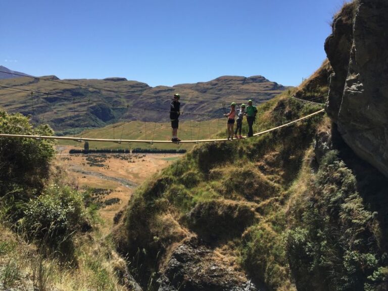 Wanaka: 2-Hour Beginner Waterfall Cable Climb