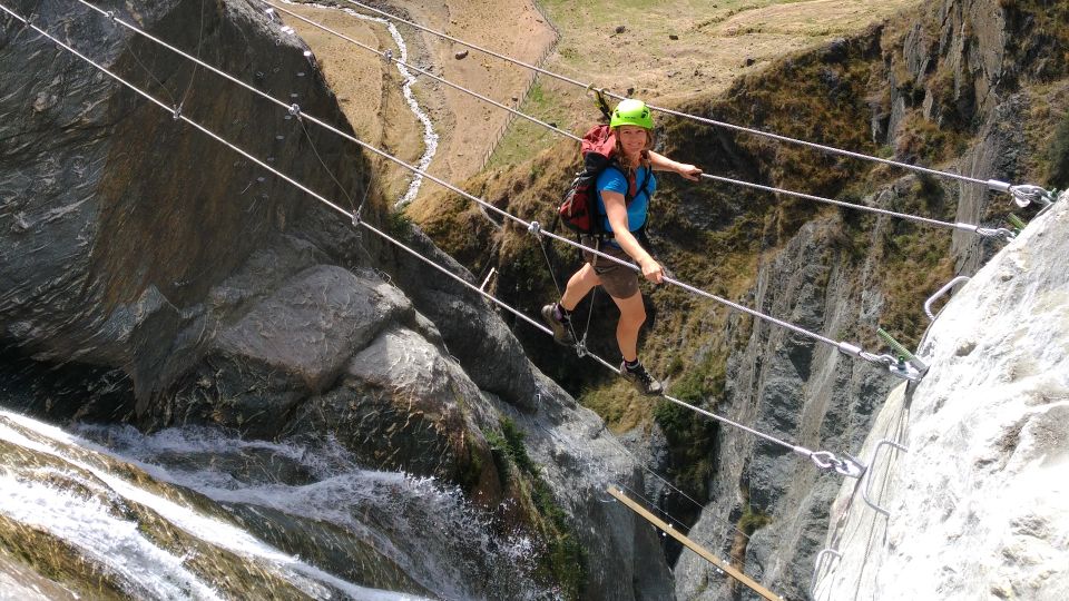 1 wanaka 4 hour intermediate waterfall cable climb Wanaka: 4-Hour Intermediate Waterfall Cable Climb