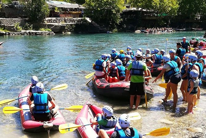 White-Water Rafting Experience From Side and Manavgat