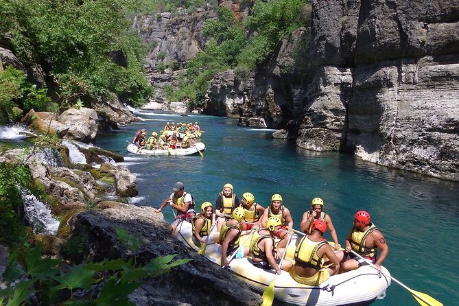 White Water Rafting From Side, Turkey