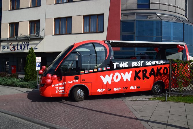 1 wowkrakow hop on hop off bus 1 tour ticket Wowkrakow! Hop on Hop off Bus! 1 Tour Ticket