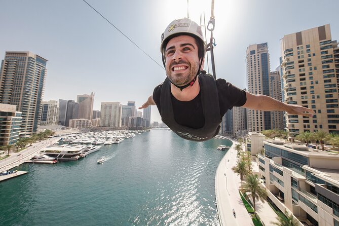 XLine Dubai Solo Urban Zipline in Dubai Marina