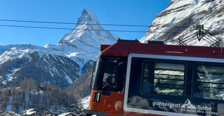 Zurich Private Tour: Zermatt & Gornergrat Scenic Railway