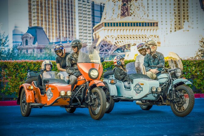 2 hour private guided sidecar tour in las vegas 2-Hour Private Guided Sidecar Tour in Las Vegas