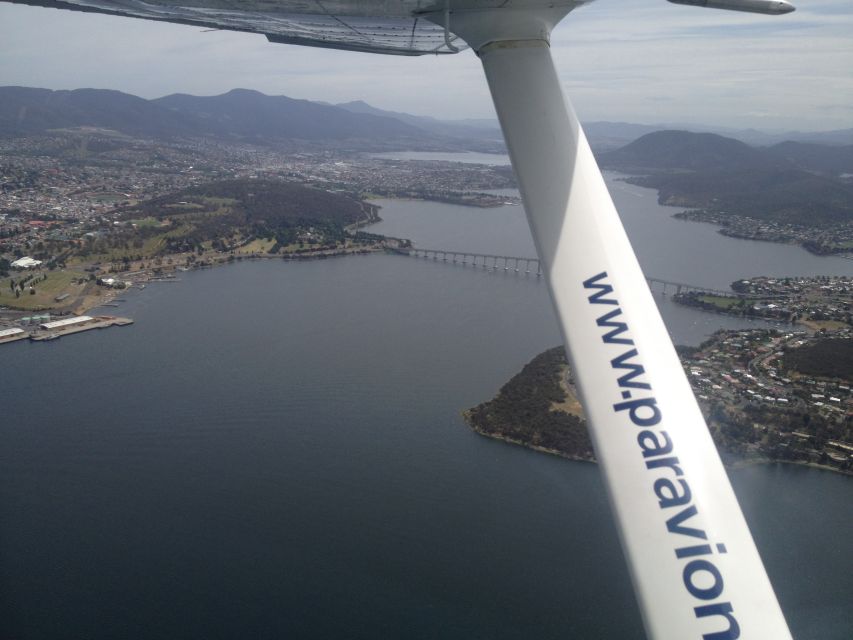 20 Minute Scenic Hobart Plane Flight - Key Points