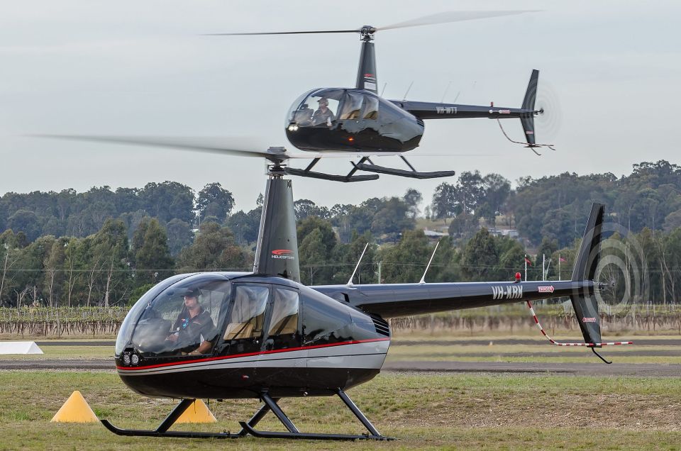 10 Minute Helicopter Scenic Flight Hunter Valley - Discover Hunter Valley Gardens Birds-eye View