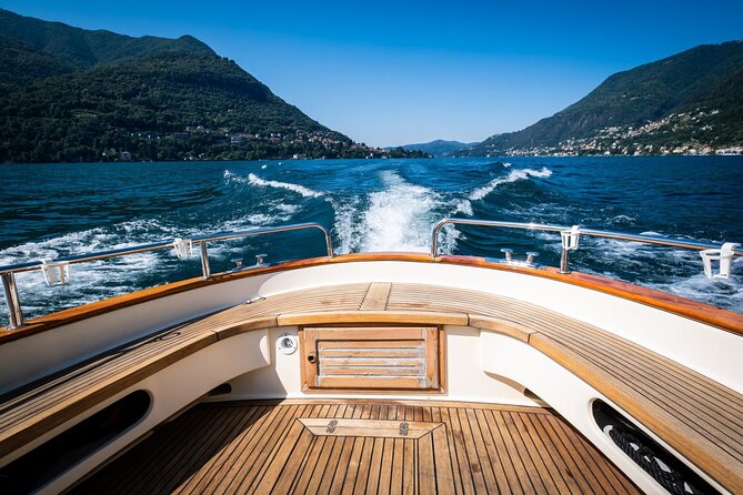 1H Private Cruise on a Beautiful Wooden Speedboat on Lake Como - Customize Your Private Cruise Itinerary