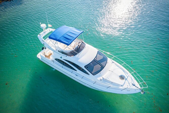 5-Hour Private 42 Azimut Yacht 2-Stop Tour W/ Food, Open Bar & Snorkeling - Cancellation Policy Details