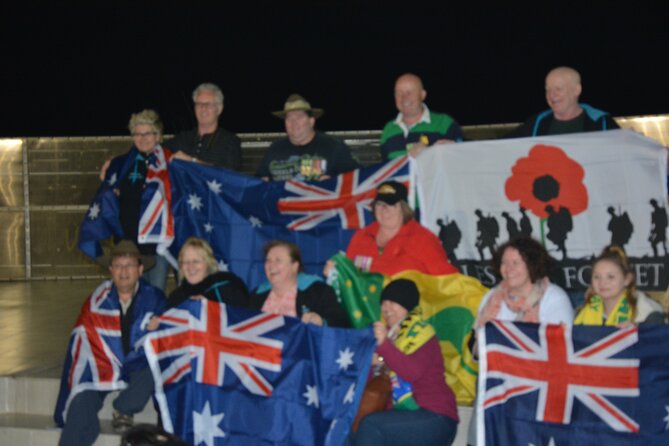 6 Day Anzac Tour Alpha - Inclusions and Exclusions