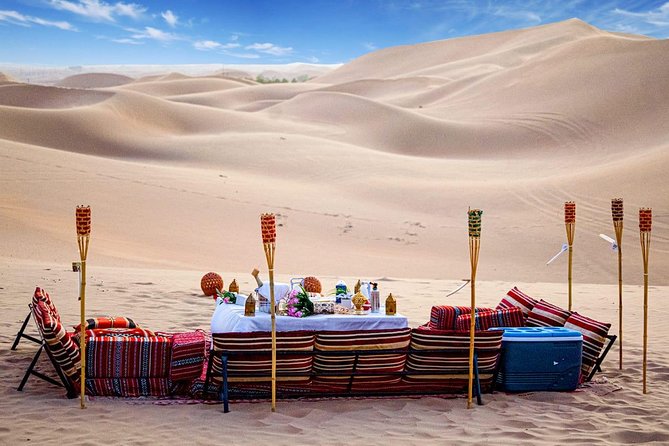 Abu Dhabi Private Desert Romantic Dune Dinner With Dune Bashing - Exclusive Dune Bashing Activity