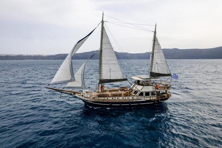 Adonis Luxury Schooner Santorini Full Day Cruise - Inclusions