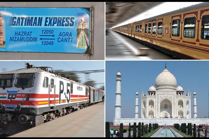 Agra Day Tour by Gatimaan Express -Taj & FORT - Itinerary Overview