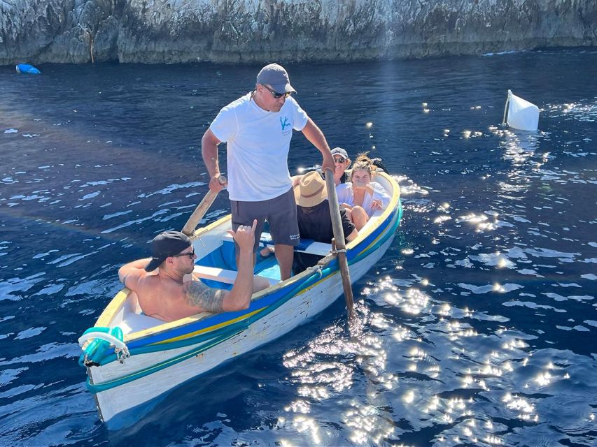 All Inclusive Blue Grotto Visit and Capri Private Boat Tour - Booking Details