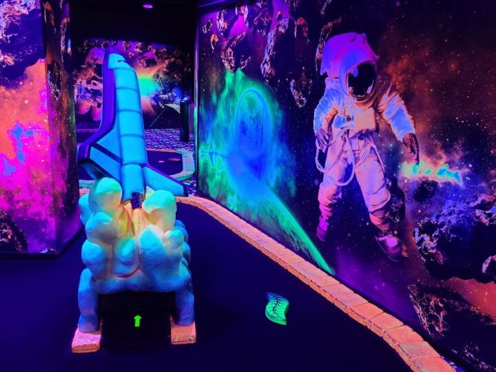 American Dream: Blacklight Mini Golf Entry Ticket - Experience Highlights