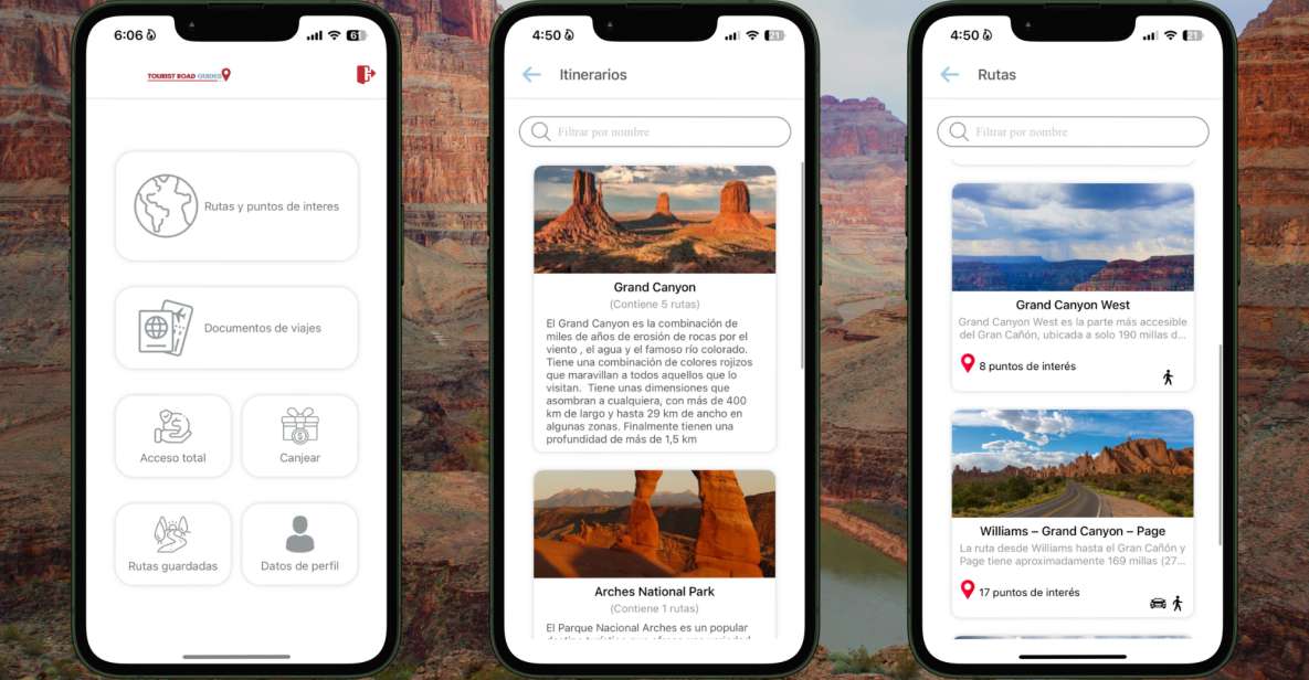 App Self-Guided Road Routes Grand Canyon - Grand Canyon Description