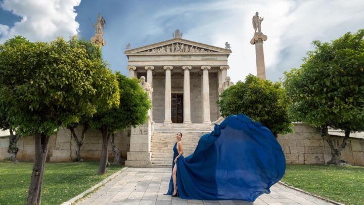 Athens: Flying Dress Photoshoot Express Package - Inclusions