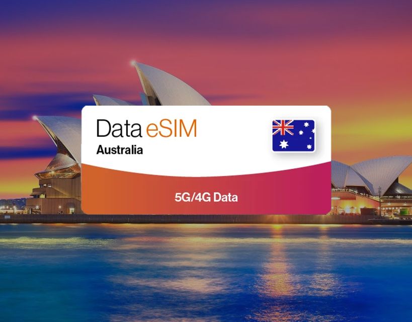 Australia: Tourist Esim Data Plan - Booking Information