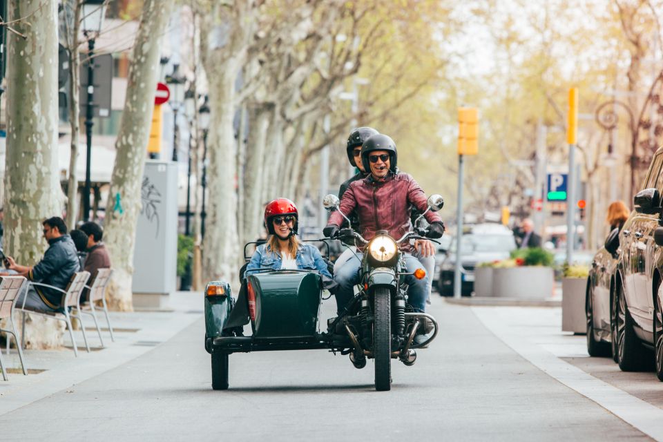 Barcelona: Half Day Tour on Sidecar Motorcycle - Experience Highlights