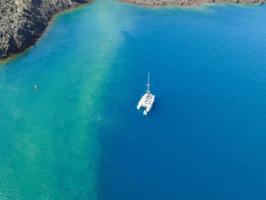 Best of Santorini Private Half-Day Catamaran Cruise - Description
