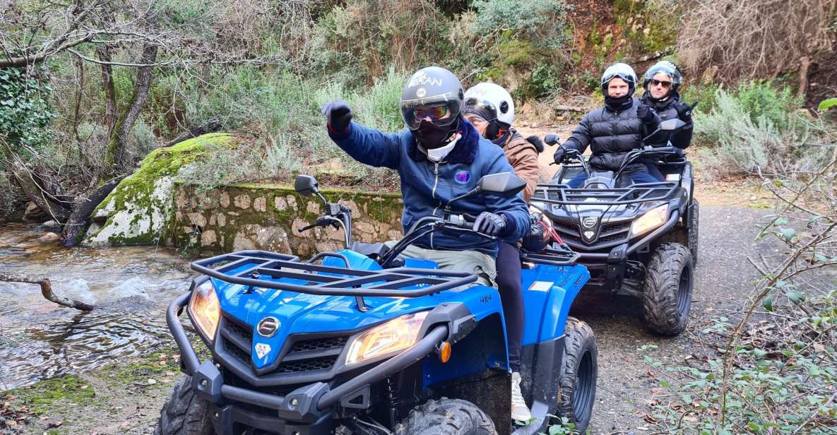 Cagliari: Waterfalls Quad-Atv Adventure From Domus De Maria - Description