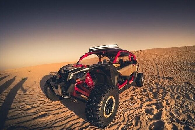 Can-am Maverick X3 Turbo Private Red Sand Ride Dubai - Thrilling Private Desert Adventure