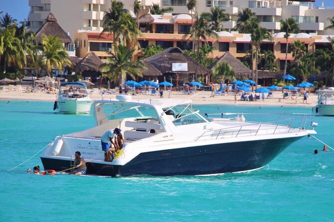 Cancun YACHTs Rental BEATIFUL YACHT 46FT, 15 PAX MAX 25P6 - End Point and What To Expect