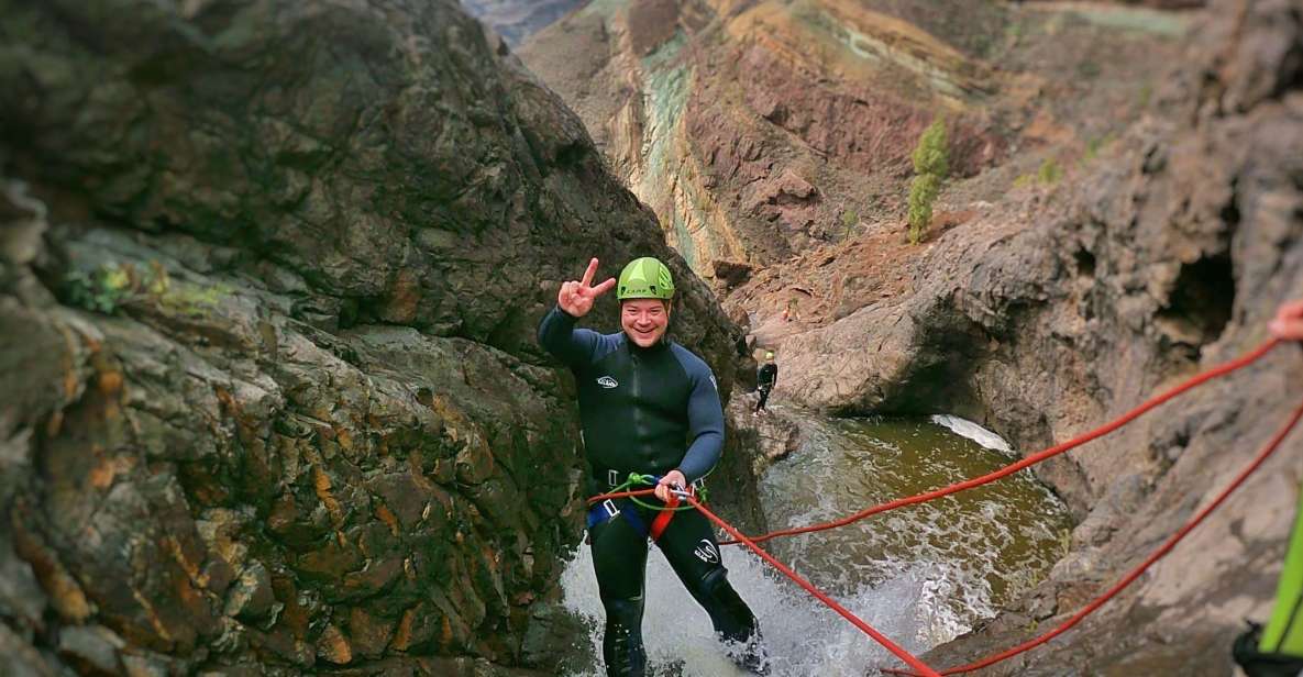 Canyoning in the Rainbow Mountain Gran Canaria - Inclusions