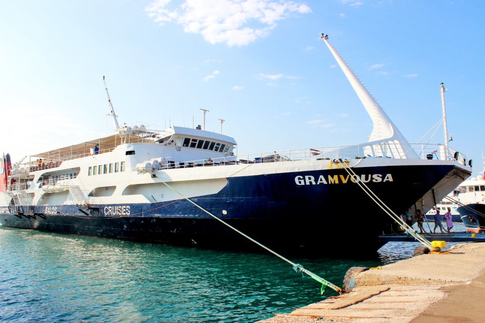 Chania Areas/Kalyves:Gramvousa Island & Balos,Boat Tkt Extra - Itinerary