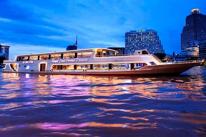 Chao Phraya Princess Dinner Cruise in Bangkok Admission Ticket (SHA Plus) - Ticket Inclusions