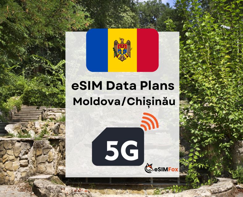 Chișinău: Esim Internet Data Plan Moldova High-Speed 5G - Duration and Activation