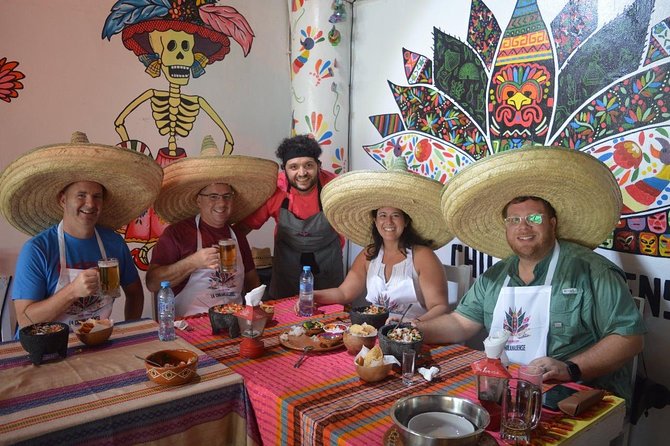 Cooking Classes Margaritas and Mezcal Tasting, We Offer Pick up - Pick-up Service Availability