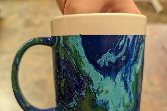 Create Your Own Hydro Dipped Tumbler or Mug in Estes Park - Artistic Souvenir Creation Process