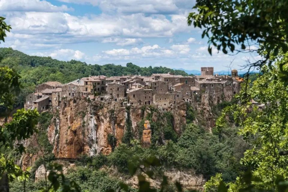 Day Trip to Calcata and Montegelato Waterwalls From Rome - Experience Description