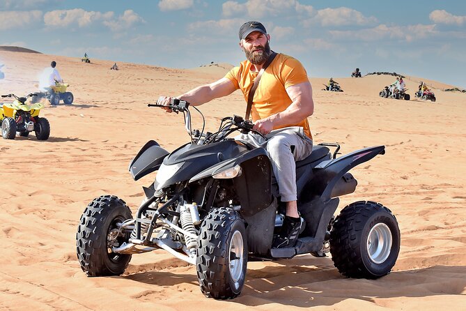 Desert Thrills: Dune Bashing, 30-min Quad Biking, Dances & BBQ - Pickup and Logistics Details