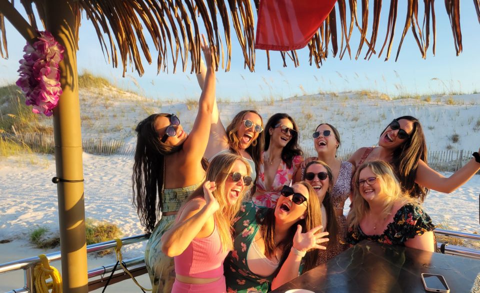 Destin: Sunset Cruise With Soft Drinks on a Tiki-Themed Boat - Experience Highlights