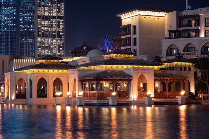 Dinner Watching Dubai Musical Fountain With Burj Khalifa View - Dining Options Available