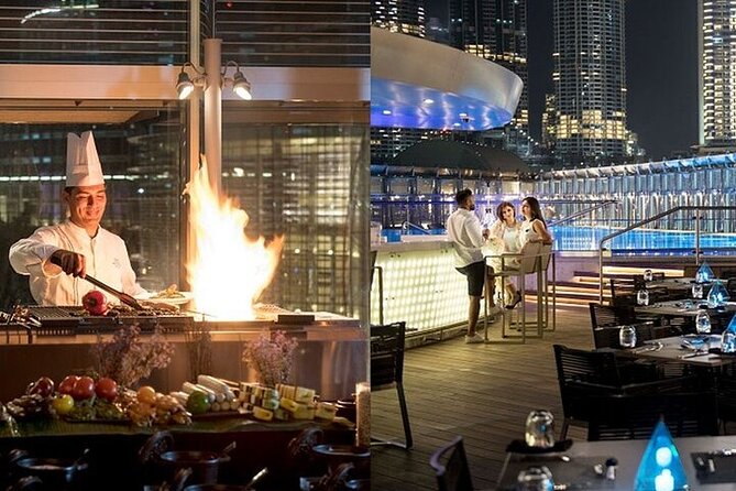 Dubai Burj Khalifa With the Roof Top Meal With Transfers - Inclusions