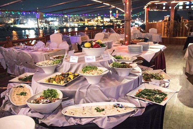 Dubai Creek 2-Hour Dhow Dinner Cruise - Dinner Buffet Selection