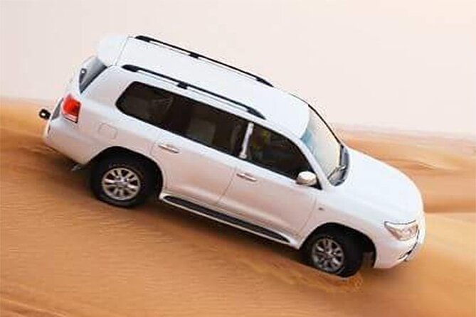 Dubai Desert 4x4 Dune Bashing, Sandboarding, Camel Riding, Dinner - Pickup Details