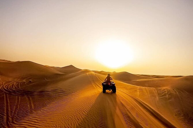 Dubai: Desert Safari With Quad Bike, Camel Ride & Dinner - Indulge in a Delicious Dinner