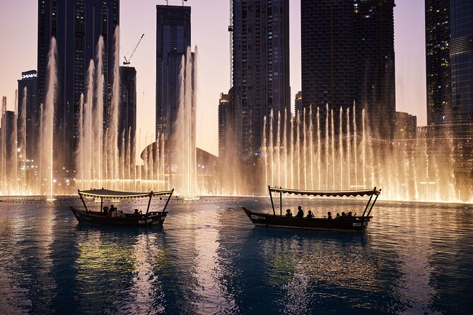 Dubai Fountain Show Boat Lake Ride or Bridge Walk Tickets - Bridge Walk Ticket Packages