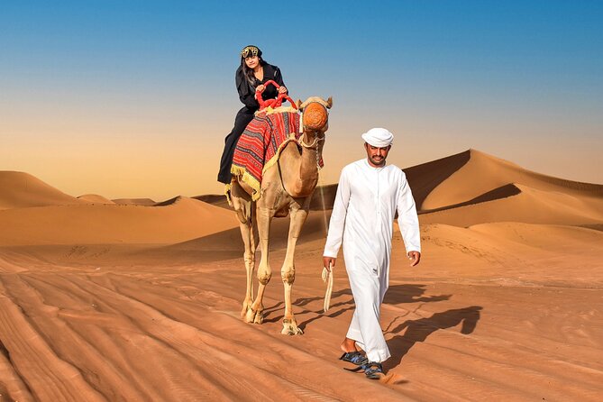 Dubai Red Dune Camel Trekking, Desert Safari and BBQ Dinner - Thrilling Desert Safari Adventure