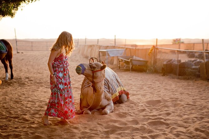 Dubai Sunset Red Dune Safari: Camel Ride, Sandboarding & BBQ - Indulge in a Delicious BBQ Feast