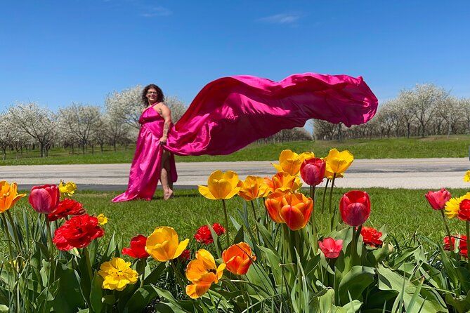 Flying Dress Photo Shoot in Traverse City - Accessibility and Group Details