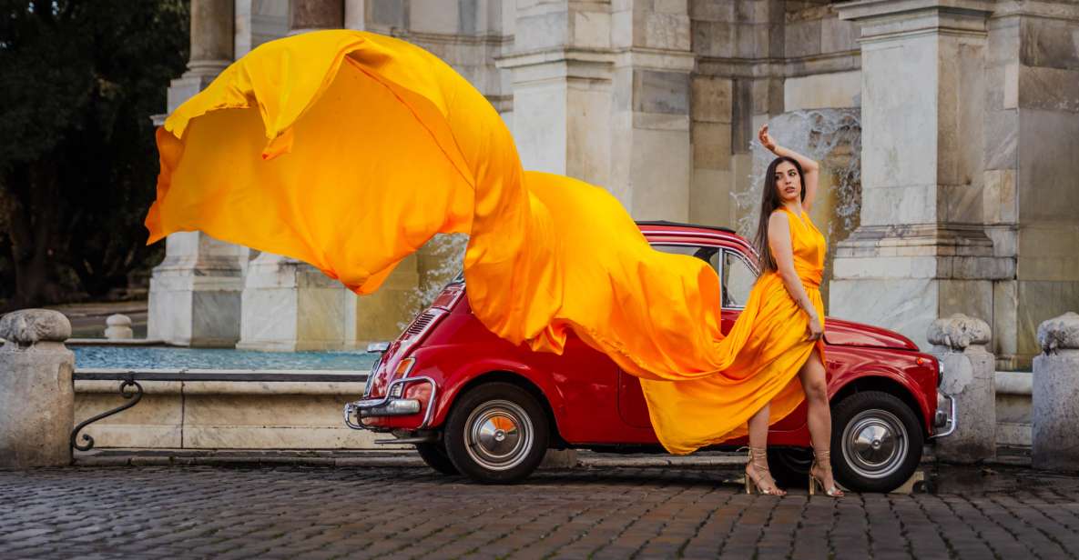 Flying Dress Rome Photoshoot - Reservation Information