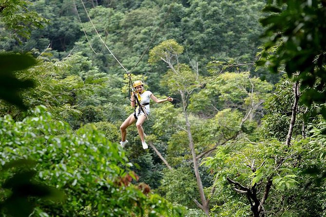 Flying Hanuman Ziplines 42 Platforms With Lunch & Transfer Roundtrips - Ziplining Experience Overview