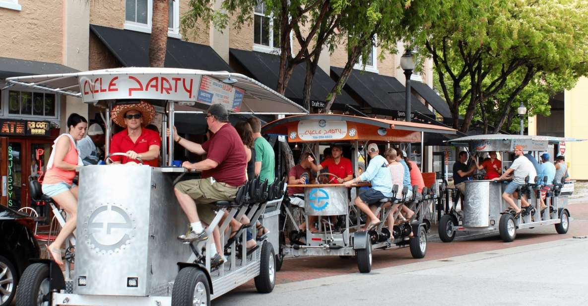 Fort Lauderdale: Guided Happy Hour Bar Crawl by Beer Bike - Experience Highlights